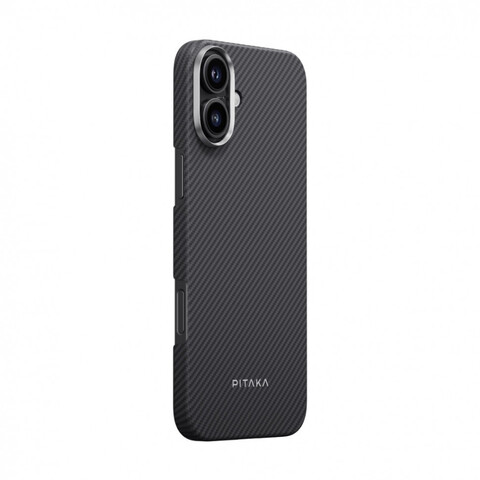 Чехол Pitaka Ultra-Slim для iPhone 16 Plus, Черный | Twill