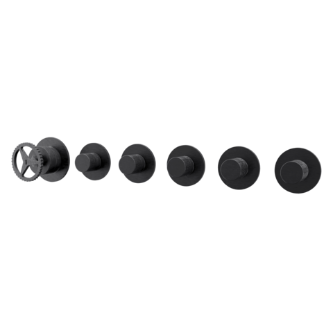 Remer Chrono CH98D5PWBCFP Смеситель для душа, цвет: чёрный