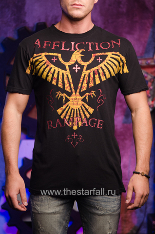 Affliction | Футболка мужская Rampage Army Signature Series A2954 перед