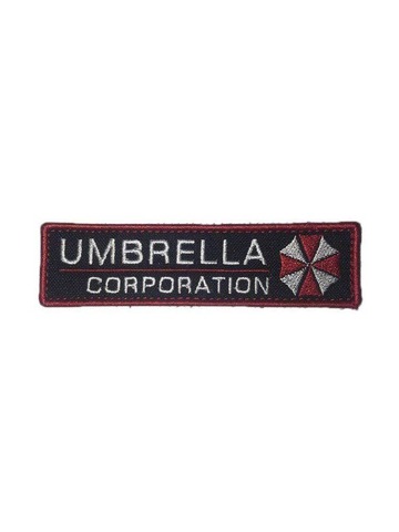 Патч нашивка Umbrella Corporation (Амбрелла) красный кант
