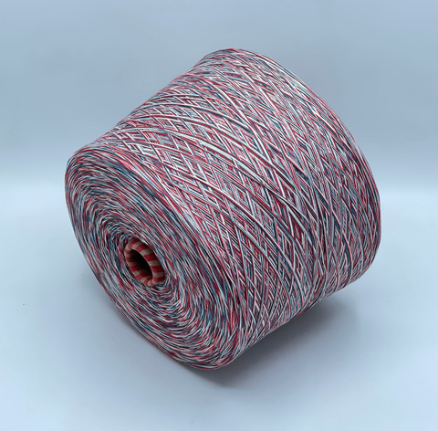 Авторская смотка, Cotton combed, 339м, 100% Хлопок, Мультиколор. 40098