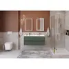 BelBagno KRAFT-1200-4C-SO-VO База под раковину подвесная с фрезерованными ручками по всей длине фасада с чет-мя выкатн. ящ., Еловый Мат., 1200x455x500