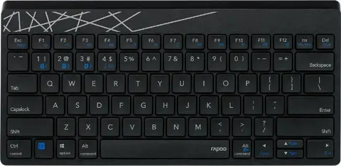 Клавиатура RAPOO беспроводная K8000M-BL, черный (13326)
