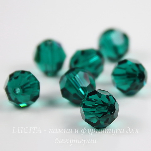 5000 Бусина - шарик с огранкой Сваровски Emerald 4 мм, 5 штук