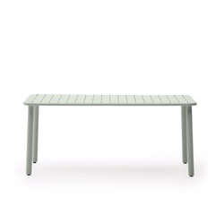 Уличный стол Brai из оцинкованной стали бирюзового цвета 180 x 90 см