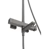Cezares SLIDER-CVD-GM Душевая стойка со смесителем и изливом, оружейная сталь