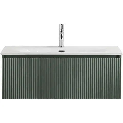 BelBagno UNO-1000-1C-SO-VO База под раковину подвесная с фрезерованными ручками по всей длине фасада с одним выкатн. ящ., Еловый Матовый, 1000x455x350