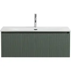 BelBagno UNO-1000-1C-SO-VO База под раковину подвесная с фрезерованными ручками по всей длине фасада с одним выкатн. ящ., Еловый Матовый, 1000x455x350 фото