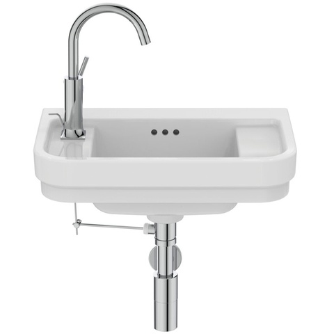 Ideal Standard Calla E223301 Раковина 45 см с 1-м отверстием под смеситель слева, с отверстием перелива
