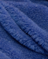 Мех шерстяной, 550 г/м2, шерсть-50%, п/э-50%, пр-во Беларусь, ш. 150 см, синий