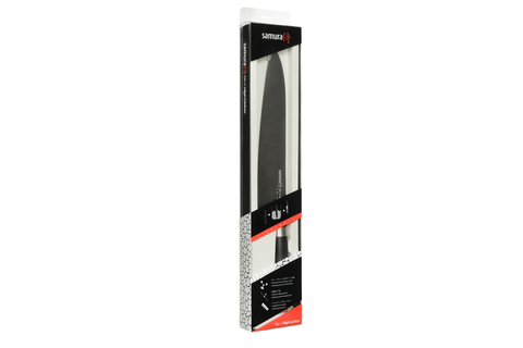 Нож кухонный Шеф 240мм Samura Mo-V Stonewash SM-0087B/K