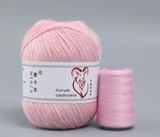 Пряжа Aurum Cashmere 937 розовый меланж