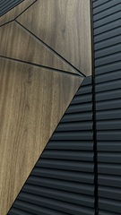 Входная металлическая дверь с зеркалом Континент 075 Зеркало 3D Аляска (черная фурнитура)