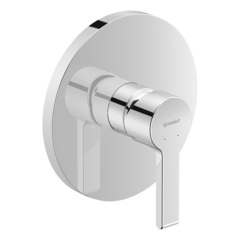 Duravit B.2 B24210010010 Смеситель для душа скрытого монтажа (наружная часть круг), цвет: хром фото