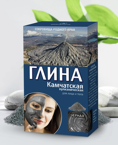 Глина черная Камчатская вулканическая 100 г. ФИТОкосметик — фото 2