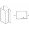 Abber Schwarzer Diamant AG30110MH-S85M-S85M Душевой уголок, 110x85x195, цвет: хром