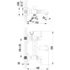 Lemark Plus Balance LM1302C Смеситель для ванны с коротким изливом, хром