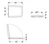 Geberit iCon 500.837.01.1 Сиденье для унитаза,белый