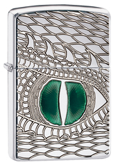 Фото Зажигалка ZIPPO Armor™ Глаз с покрытием High Polish Chrome