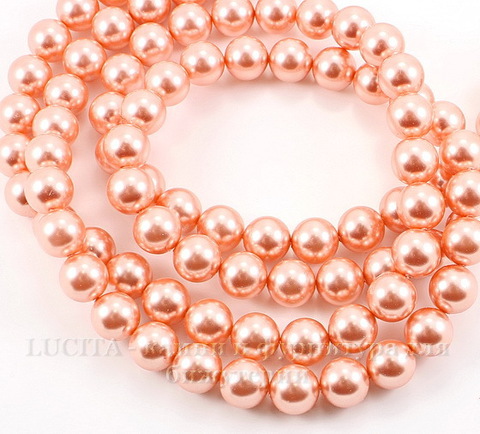 5810 Хрустальный жемчуг Сваровски Crystal Rose Peach круглый 10 мм