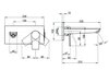 Villeroy&Boch Subway 2.0 TVW10211211061 Смеситель для раковины настенный с клапаном push-open, цвет: хром