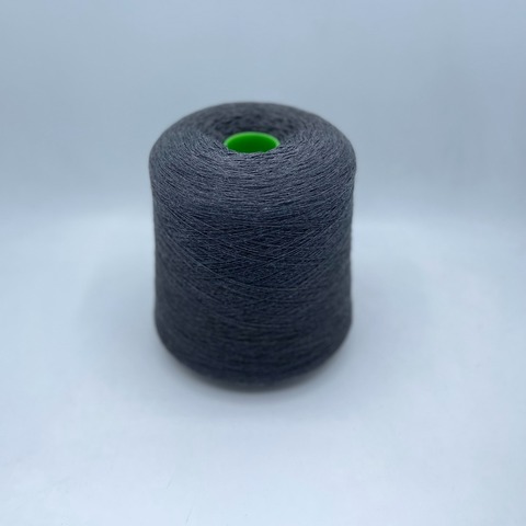 Бобинная пряжа (пр.Италия),2/25 1250м/100гр. 70%меринос 30%Кашемир , цвет-Антрацит арт.29873