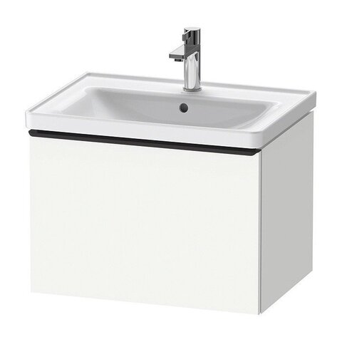 Duravit D-Neo DE425401818 Тумбочка подвесная 634x452хh440, 1 ящик, цвет: белый матовый (для раковины 236765)