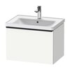 Duravit D-Neo DE425401818 Тумбочка подвесная 634x452хh440, 1 ящик, цвет: белый матовый (для раковины 236765)