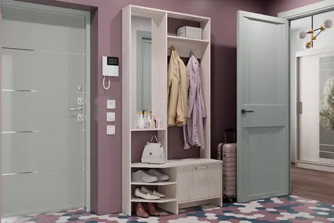 Прихожая Тео ясень белый