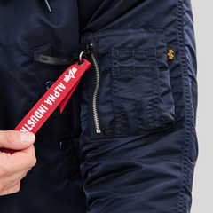 Парка Alpha Industries N-3B Slim Fit Replica Blue (Синяя)