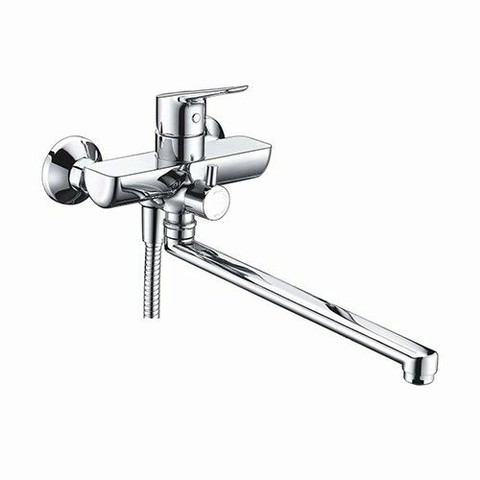 WasserKRAFT Lippe 4502L Смеситель для ванны с длинным изливом, цвет: хром