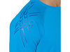 ASICS STRIPE SS TOP мужская спортивная футболка голубая - 3