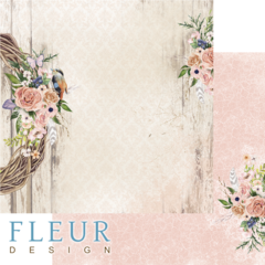 Бумага для скрапбукинга FLEUR-design, двусторонняя 30*30 см, 190 гр.