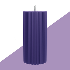 Декоративная свеча 7х15см SCANDYLAB Empire Violet SL-EM07