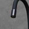 Lemark LM5083BL-Black Смеситель для кухни с гибким изливом с подключением к фильтру питьевой воды, высота излива 32 см, длина 20 см, нерж. сталь / чёрный матовый