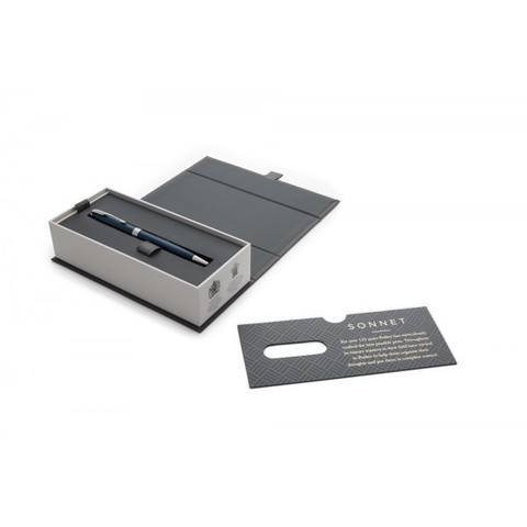 Ручка шариковая Parker Sonnet Core, LaqBlue CT SLIM (1945365)