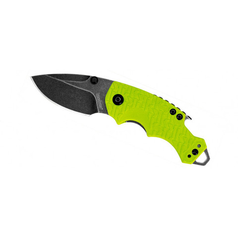 Малый складной нож Kershaw K8700LIMEBW Shuffle, рукоять цвет лайм, клинок 8Cr13MOV