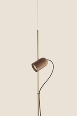 Подвесной светильник Nomon ONFA COLGANTE Gold/Walnut