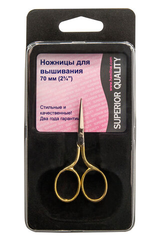 Hemline Ножницы  для вышивания, 7 см