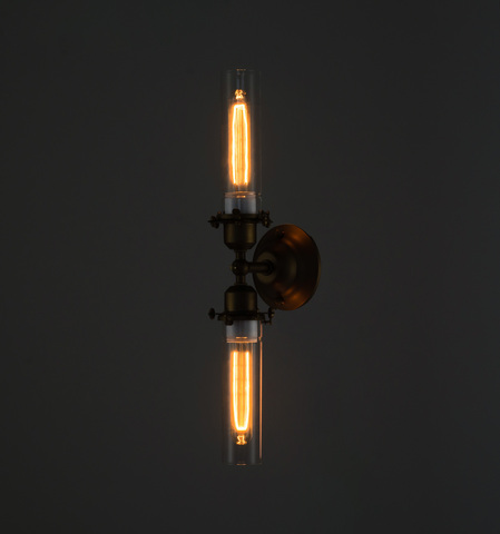 Бра Edison стекло Vanity Sconce