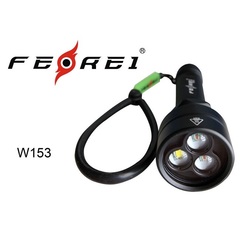 Подводный фонарь Ferei W153 1хCREE XM-L (Cool White) 2xCREE XP-E (Red)