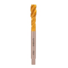 Метчик М14х1,25 (Машинный, винт.) DIN374 HSSE-TiN 6h C/2-3P R45 100мм a=9,0 H-Tools 513X01-D2-0142