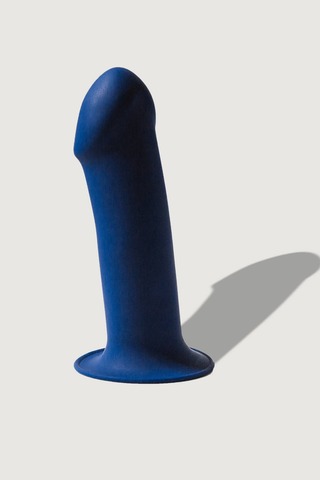 Дилдо на присоске с двойной плотностью Hitsens S01 Blue ADRIEN LASTIC DILDO DUAL DENSITY