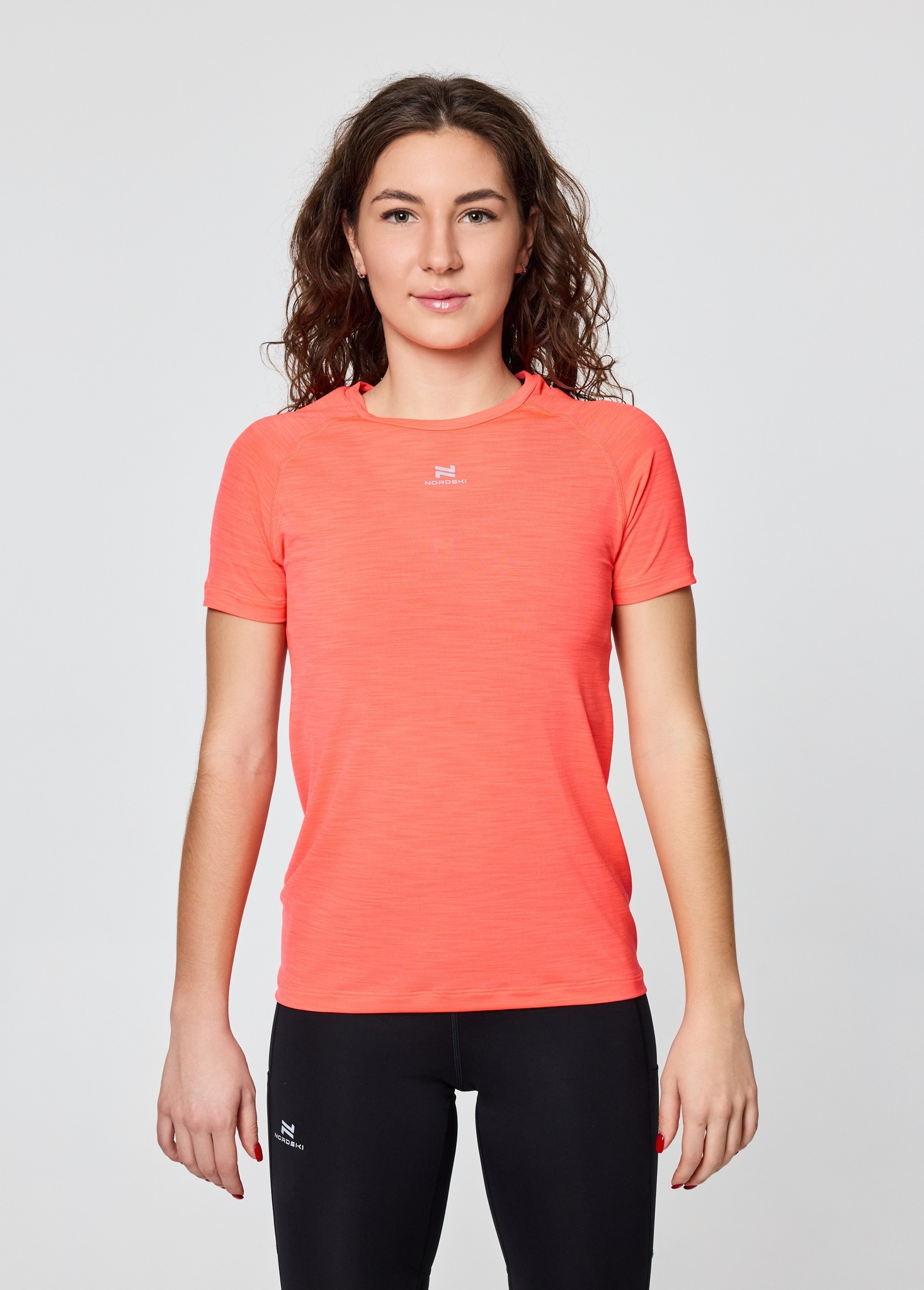 Женский комплект для бега Nordski Pro 2.0 coral-black - 5