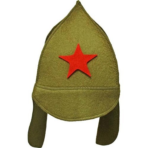 Фетровая шапка для бани Буденовка - 7