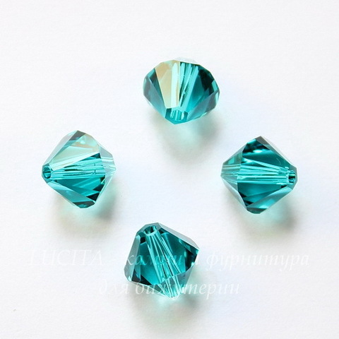 5328 Бусина - биконус Сваровски Blue Zircon 8 мм