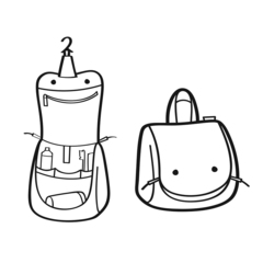 Органайзер детский toiletbag s abc friends blue