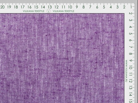 Имитация льна СПАЙС из поликоттона - фиолетовый