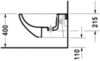 Duravit Architec 2531150000 Биде подвесное