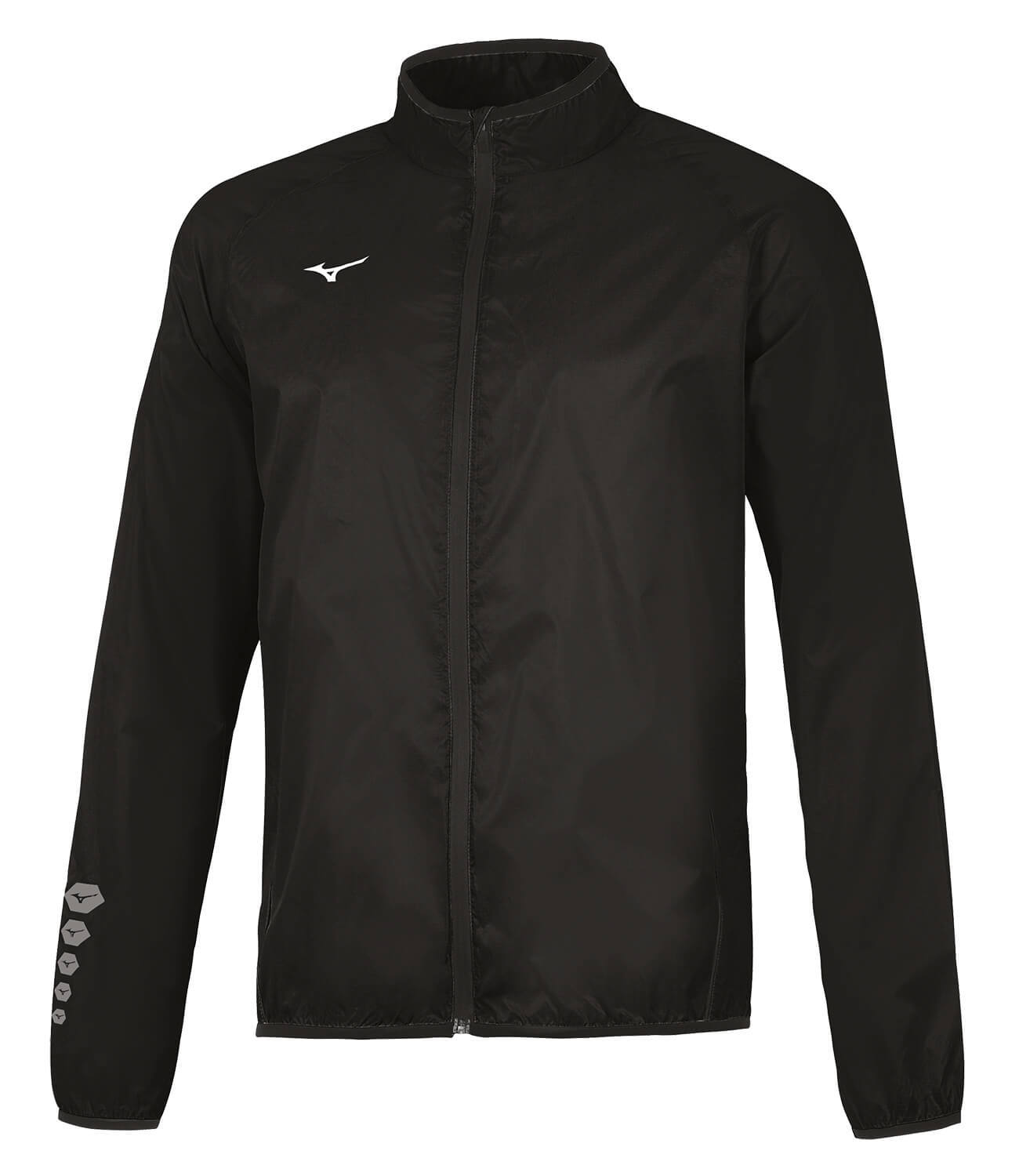 Mizuno Authentic Rain Jacket мужская куртка для бега черная